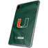 University of Miami Green Jersey iPad Pro 12.9in (2020) Clear Case