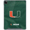 University of Miami Green Jersey iPad Cases