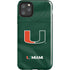 University of Miami Green Jersey iPhone Cases