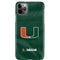 University of Miami Green Jersey iPhone 11 Pro Max Lite Case