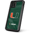 University of Miami Green Jersey iPhone 11 Pro Waterproof Case