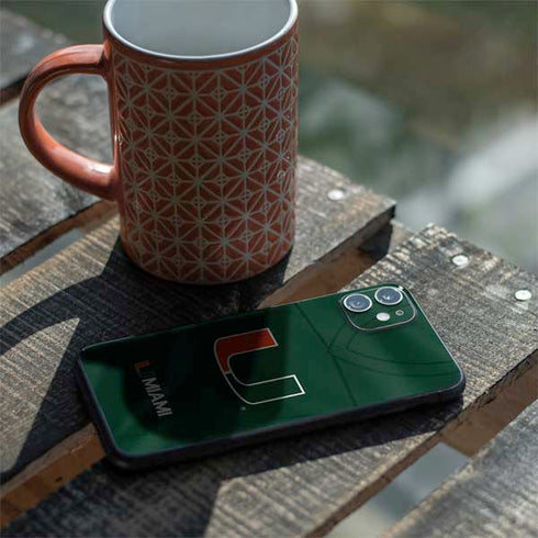 University of Miami Green Jersey iPhone 11 Skin