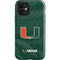 University of Miami Green Jersey iPhone 12 Impact Case