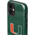 University of Miami Green Jersey iPhone 12 Impact Case