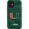 University of Miami Green Jersey iPhone 12 Mini Impact Case