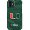 University of Miami Green Jersey iPhone 12 Mini Lite Case
