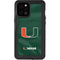 University of Miami Green Jersey iPhone 12 Pro Max Waterproof Case