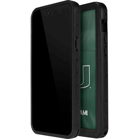 University of Miami Green Jersey iPhone 12 Pro Max Waterproof Case