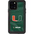 University of Miami Green Jersey iPhone 12 Pro Waterproof Case