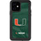 University of Miami Green Jersey iPhone 12 Waterproof Case