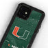 University of Miami Green Jersey iPhone 12 Waterproof Case
