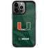 University of Miami Green Jersey iPhone Cases
