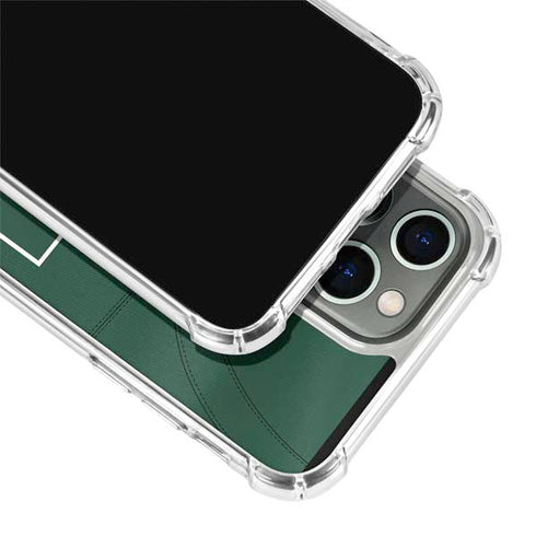 University of Miami Green Jersey iPhone 13 Pro Clear Case