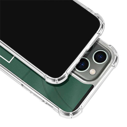 University of Miami Green Jersey iPhone 13 Pro Max Clear Case