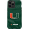 University of Miami Green Jersey iPhone 13 Pro Max Impact Case