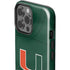 University of Miami Green Jersey iPhone 13 Pro Max Impact Case