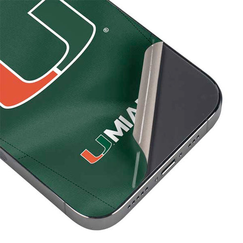 University of Miami Green Jersey iPhone 13 Pro Max Skin