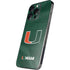 University of Miami Green Jersey iPhone 13 Pro Skin