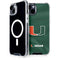 University of Miami Green Jersey iPhone 14 MagSafe Case