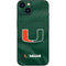 University of Miami Green Jersey iPhone 14 Plus Skin