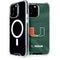 University of Miami Green Jersey iPhone 14 Pro Max MagSafe Case