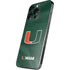 University of Miami Green Jersey iPhone 14 Pro Max Skin