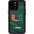 University of Miami Green Jersey iPhone 14 Pro Max Waterproof Case