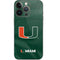 University of Miami Green Jersey iPhone 14 Pro Skin