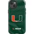 University of Miami Green Jersey iPhone 15 Plus Impact Case