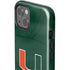 University of Miami Green Jersey iPhone 15 Plus Impact Case