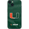 University of Miami Green Jersey iPhone 15 Plus Skin