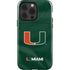 University of Miami Green Jersey iPhone 15 Pro Impact Case
