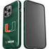 University of Miami Green Jersey iPhone 15 Pro Impact Case