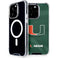 University of Miami Green Jersey iPhone 15 Pro MagSafe Case