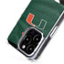 University of Miami Green Jersey iPhone 15 Pro MagSafe Case