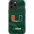 University of Miami Green Jersey iPhone 15 Pro Max Impact Case