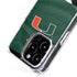 University of Miami Green Jersey iPhone 15 Pro Max MagSafe Case