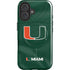 University of Miami Green Jersey iPhone 16 Magsafe Impact Case