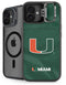 University of Miami Green Jersey iPhone 16 Plus Kickstand Case