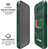 University of Miami Green Jersey iPhone 16 Plus Magsafe Impact Case