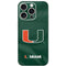 University of Miami Green Jersey iPhone 16 Pro Skin