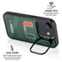 University of Miami Green Jersey iPhone 16e Kickstand Case