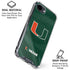 University of Miami Green Jersey iPhone 16e Clear Case