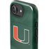 University of Miami Green Jersey iPhone 16e Impact Case