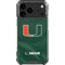 University of Miami Green Jersey iPhone 18 Pro Max Clear Case