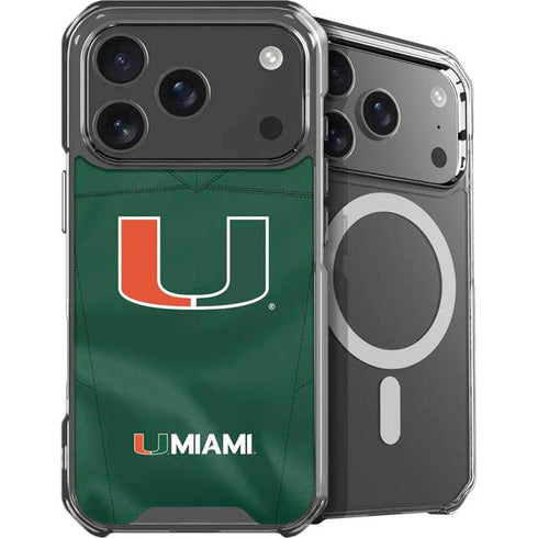 University of Miami Green Jersey iPhone 18 Pro Max MagSafe Case