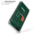 University of Miami Green Jersey iPhone 7/8 Plus Clear Case