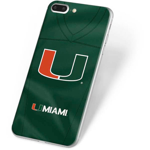 University of Miami Green Jersey iPhone 7 Plus Skin