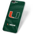 University of Miami Green Jersey iPhone 7 Plus Skin