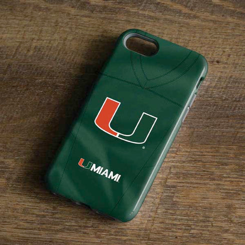 University of Miami Green Jersey iPhone 7 Pro Case